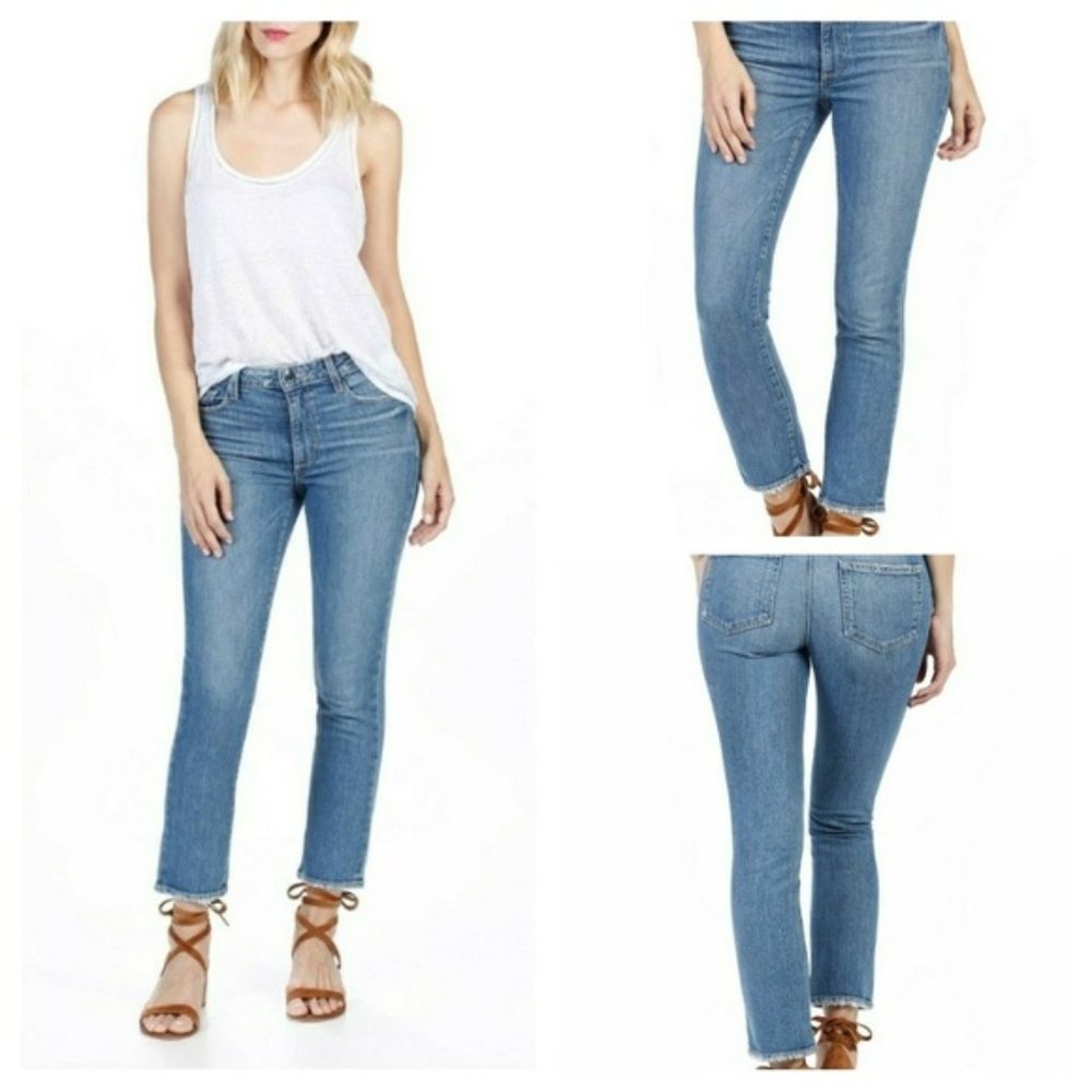 Paige Jacqueline Straight Leg Jeans